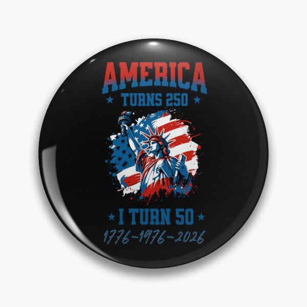 Item preview, America Turns 250 I Turn 50 designed and sold by TheEndDesign.