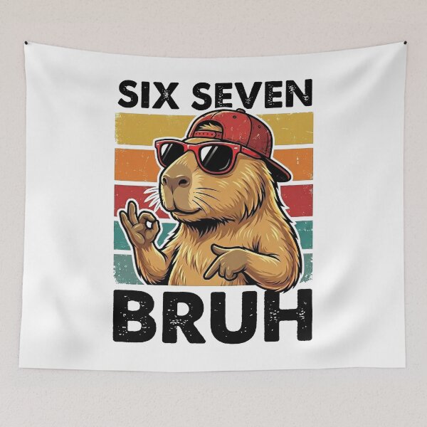 Item preview, Six seven bruh designed and sold by Tiny-Love ⭐⭐⭐⭐⭐.