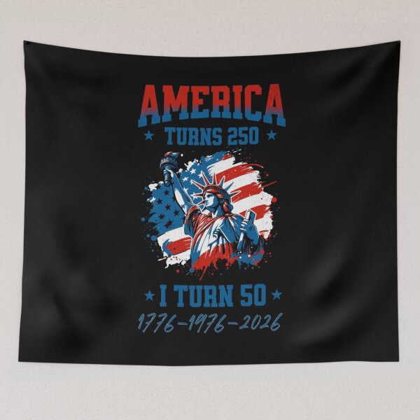 Item preview, America Turns 250 I Turn 50 designed and sold by TheEndDesign.