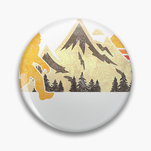 Item preview, Bigfoot Vintage Mountain Sun Sasquatch Camping Hiking T-Shirt designed and sold by DArtfulStudio.