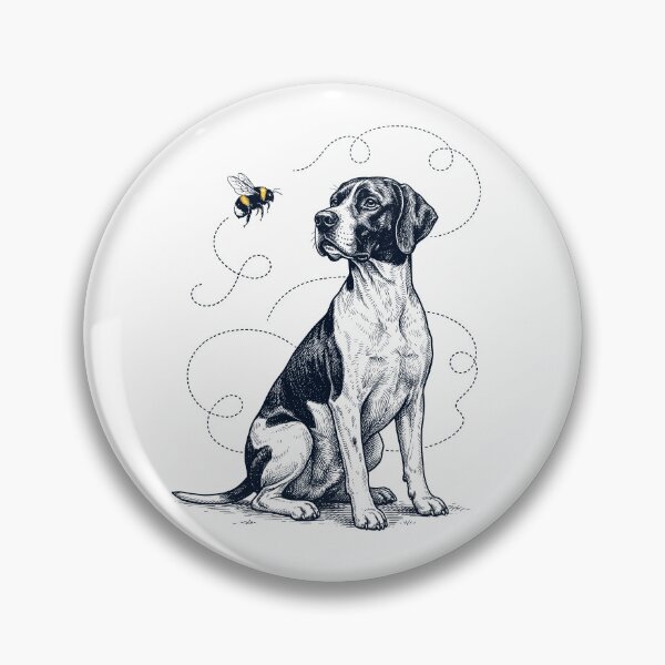 Item preview, English Pointer Bumble Bee Honeybee Dog Lover designed and sold by Kimberley King Art  King Art.