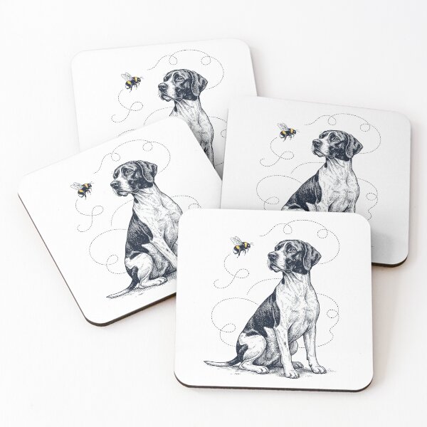 Item preview, English Pointer Bumble Bee Honeybee Dog Lover designed and sold by Kimberley King Art  King Art.