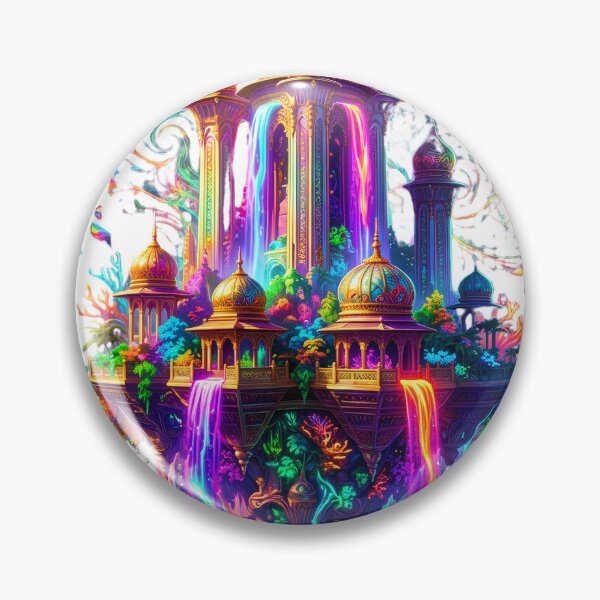 Item preview, Floating Cosmic City of Magic designed and sold by vsl363.