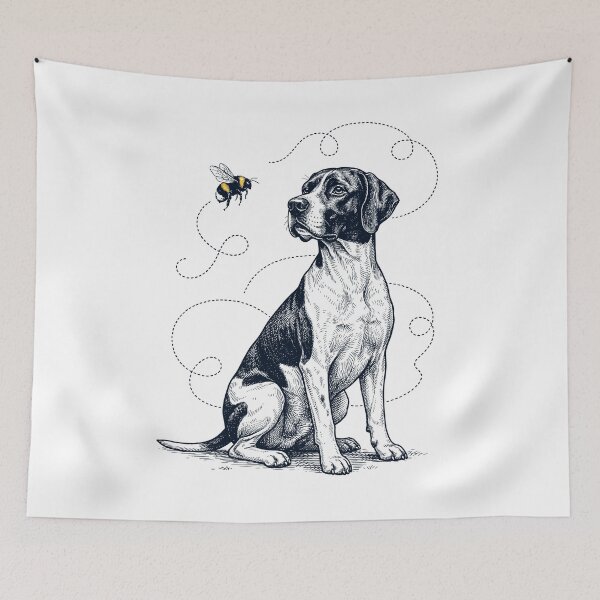 Item preview, English Pointer Bumble Bee Honeybee Dog Lover designed and sold by Kimberley King Art  King Art.