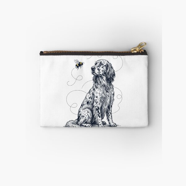 Item preview, English Setter Bumble Bee Honeybee Dog Lover designed and sold by Kimberley King Art  King Art.