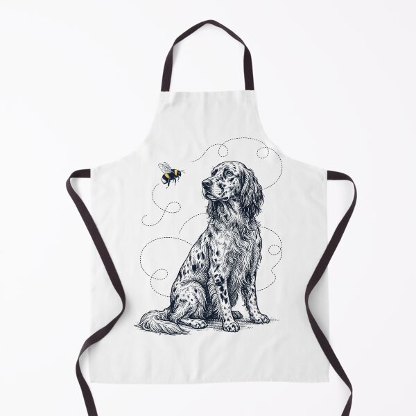 Item preview, English Setter Bumble Bee Honeybee Dog Lover designed and sold by Kimberley King Art King Art.