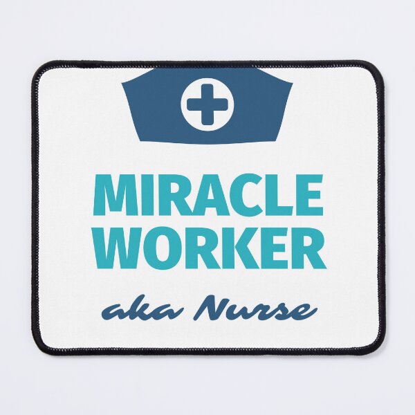 Item preview, Miracle Worker Aka Nurse T-Shirt | Funny Nurse Appreciation Graphic Tee | RN Gift Shirt | Nursing School Graduation Tee designed and sold by youtechrive.