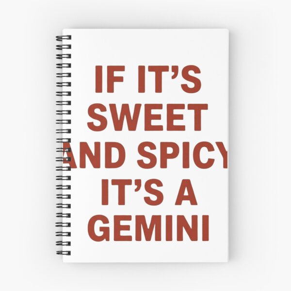 Item preview, Sweet and Spicy Gemini Funny Zodiac Sign Astrology Quote designed and sold by haitrieuic96.