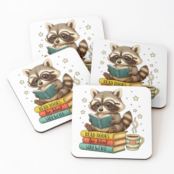 Item preview, Book Lover Racoon Reading Bookish Library Read Books Be Kind T-Shirt designed and sold by SavsMerch.