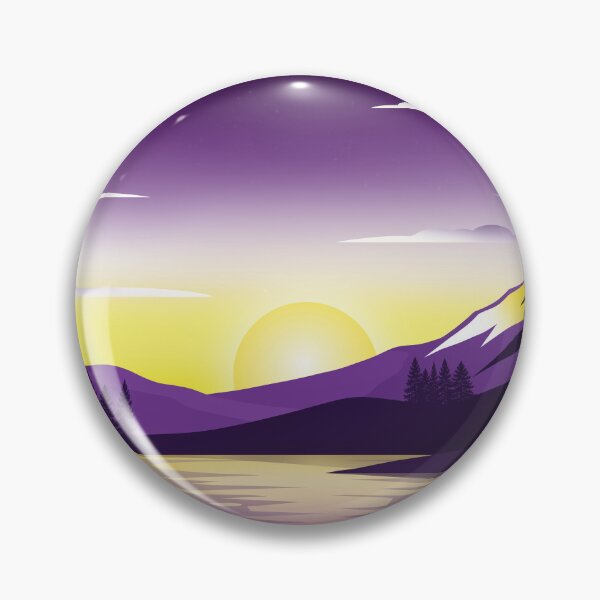 Item preview, Nonbinary flag scenery designed and sold by Blairsley.