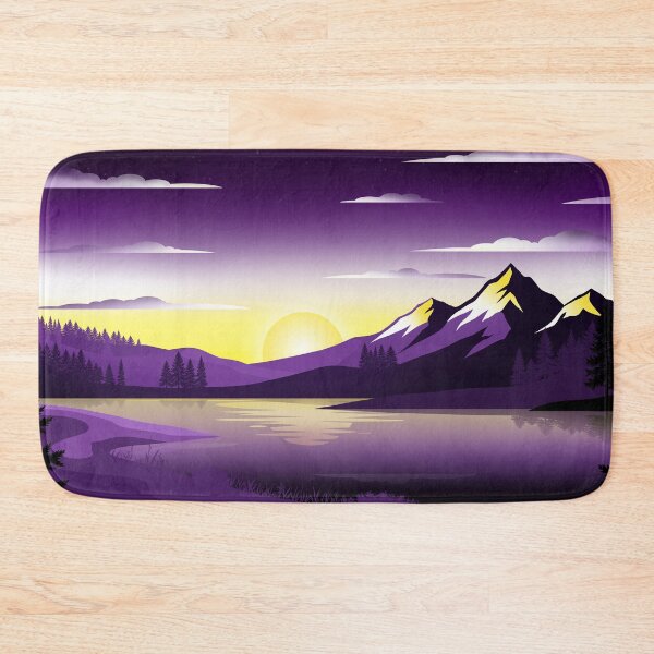 Item preview, Nonbinary flag scenery designed and sold by Blairsley.