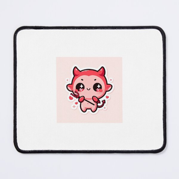 Item preview, Kawaii Halloween Devil Sticker designed and sold by PastelPawsArt.