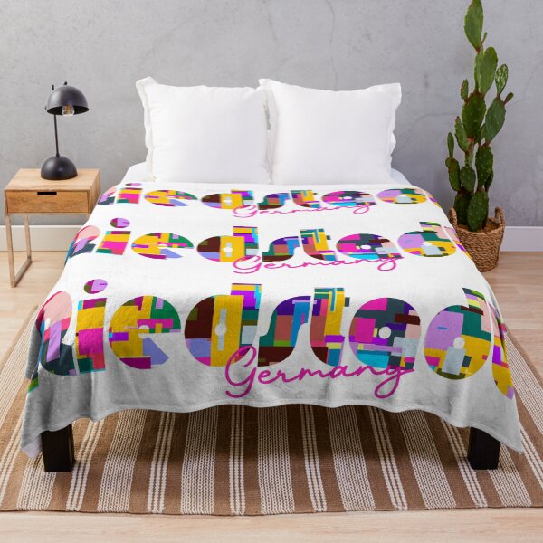 Item preview, Riedstadt, Germany, Vibrant Abstract City Typography Art designed and sold by Wanderful-roads.