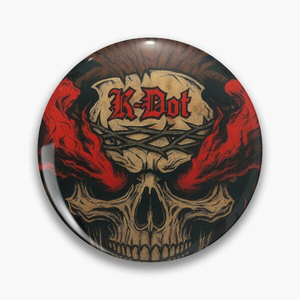 Item preview, K-DOT SKULL #918 designed and sold by sandrahofer-art.