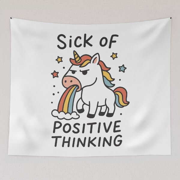 Item preview, Sick od positive thinking designed and sold by Tiny-Love ⭐⭐⭐⭐⭐.