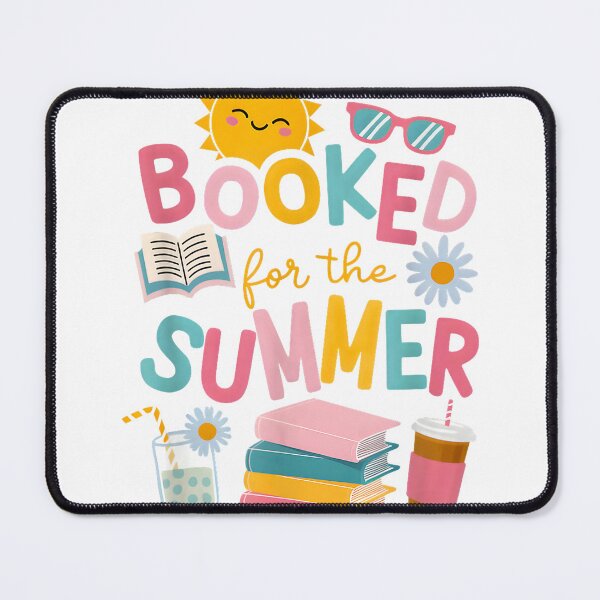 Item preview, Booked for the Summer Bookish Girly Women’s Book Lover T-Shirt designed and sold by rawr00.
