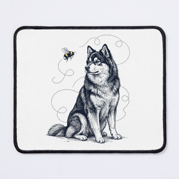 Item preview, Finnish Lapphund Bumble Bee Honeybee Dog Lover designed and sold by Kimberley King Art King Art.