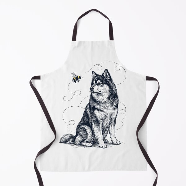 Item preview, Finnish Lapphund Bumble Bee Honeybee Dog Lover designed and sold by Kimberley King Art King Art.