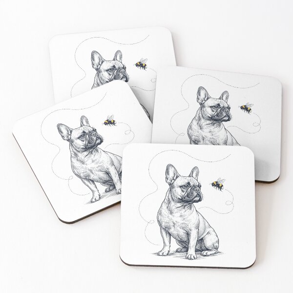 Item preview, French Bulldog Bumble Bee Honeybee Dog Lover designed and sold by Kimberley King Art  King Art.