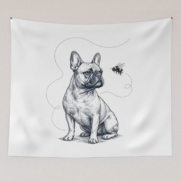 Item preview, French Bulldog Bumble Bee Honeybee Dog Lover designed and sold by Kimberley King Art  King Art.