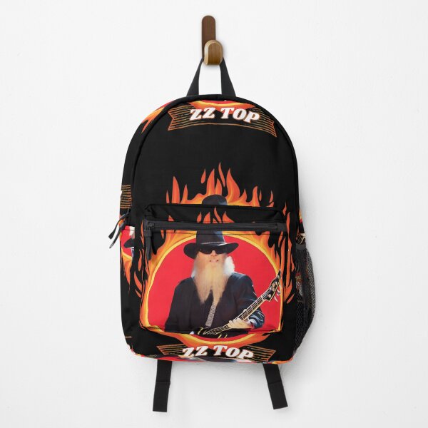 Item preview, ZZs TOP Dustys Hills Fire Portrait Bass Guitar designed and sold by MeanpersonaArt.
