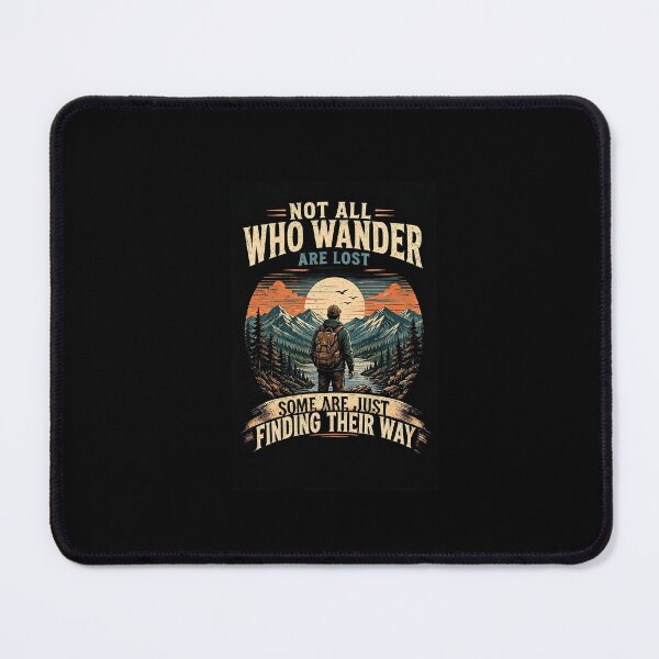 Item preview, Not All Who Wander Are Lost Some Are Just Finding Their Way Vintage Hiking Design designed and sold by Igrowlab254.
