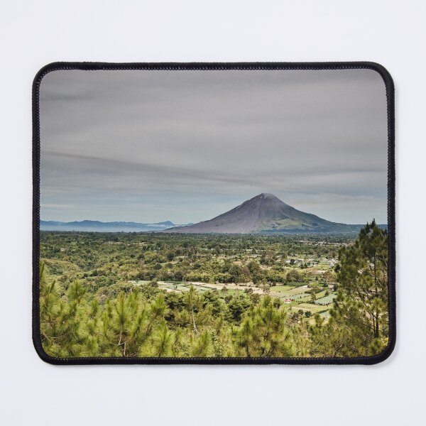 Item preview, A vast panorama of the valley and its volcano designed and sold by franck380.