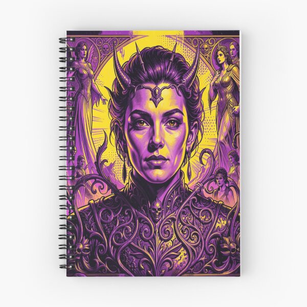Item preview, Majestic fantasy figure in Warhol Pop Art style with horns, vibrant colors and a mystical aura designed and sold by FotoworldEdel.