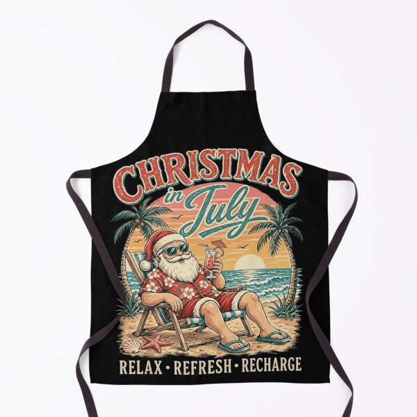 Item preview, Vintage Christmas in July Tropical Beach Santa Claus designed and sold by haitrieuic96.