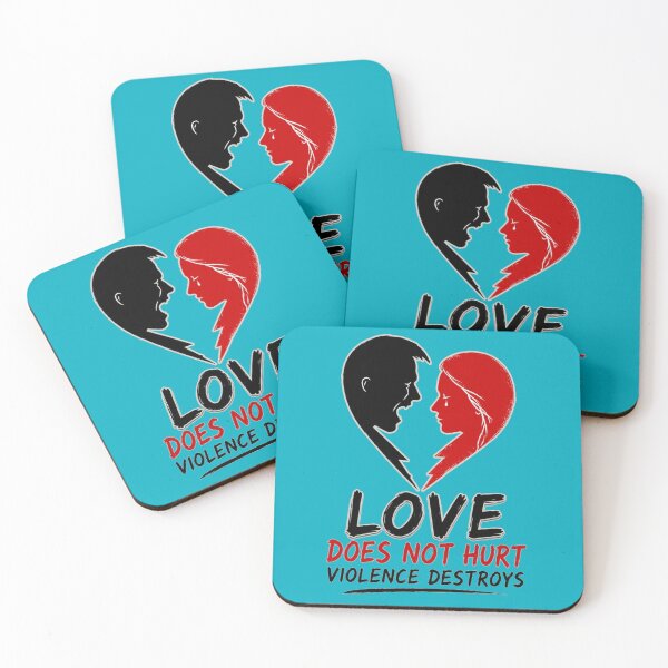 Item preview, Love Does Not Hurt – Anti Domestic Violence & Toxic Relationships Art designed and sold by puzzell.