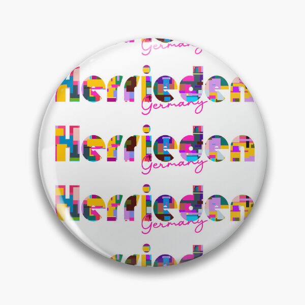 Item preview, Herrieden, Germany, Vibrant Abstract City Typography Art designed and sold by Wanderful-roads.