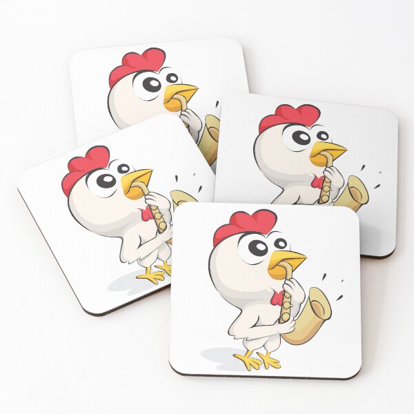 Item preview, Chicken playing the saxophone. designed and sold by Nyos.