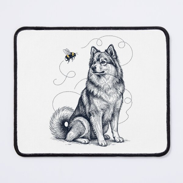 Item preview, German Spitz Bumble Bee Honeybee Dog Lover designed and sold by Kimberley King Art King Art.