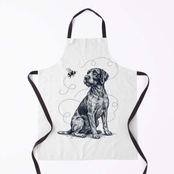 Item preview, German Wirehaired Pointer Bumble Bee Honeybee Dog Lover designed and sold by Kimberley King Art  King Art.