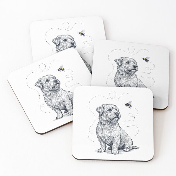 Item preview, Glen of Imaal Terrier Bumble Bee Honeybee Dog Lover designed and sold by Kimberley King Art  King Art.