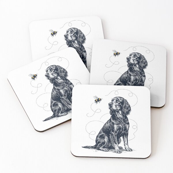 Item preview, Gordon Setter, amante de los perros abejorro y abeja melífera designed and sold by Kimberley King Art King Art.