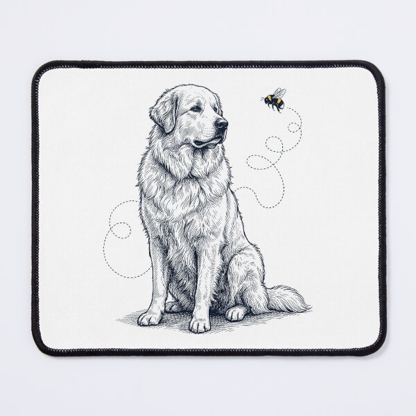 Item preview, Great Pyrenees Bumble Bee Honeybee Dog Lover designed and sold by Kimberley King Art King Art.