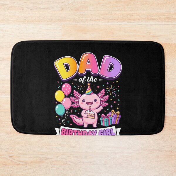 Item preview, Dad Of The Birthday Girl Axolotl Father Daughter Birthday designed and sold by SofenArt.