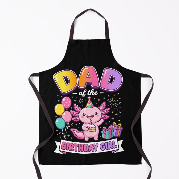 Item preview, Dad Of The Birthday Girl Axolotl Father Daughter Birthday designed and sold by SofenArt.
