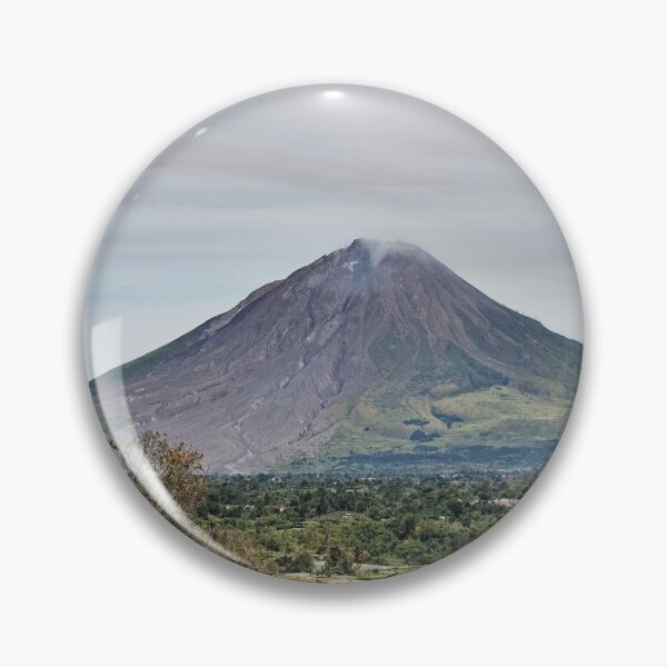 Item preview, A vast panorama of the valley and its volcano designed and sold by franck380.