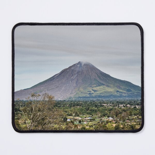 Item preview, A vast panorama of the valley and its volcano designed and sold by franck380.