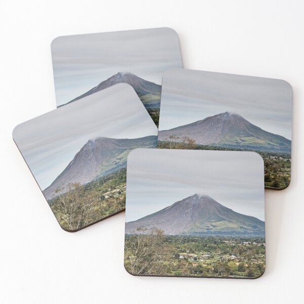 Item preview, A vast panorama of the valley and its volcano designed and sold by franck380.