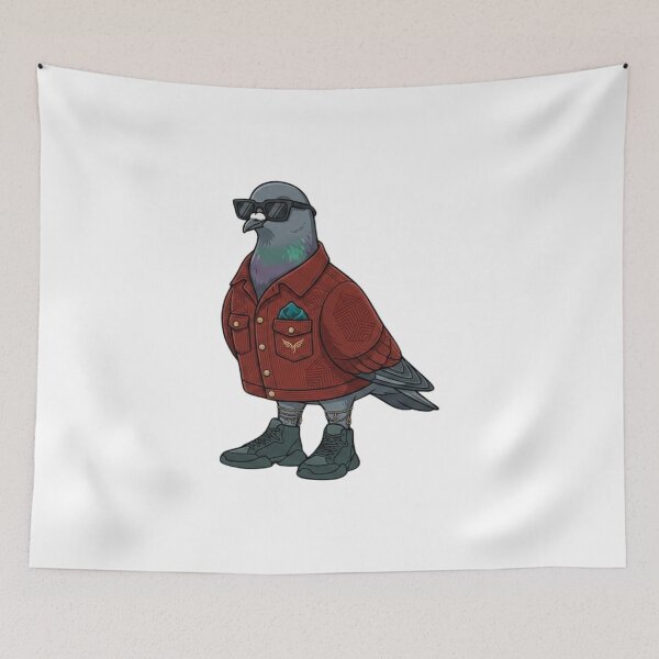 Item preview, Urban Pigeon Oversized Tee designed and sold by SK PrintOmand.