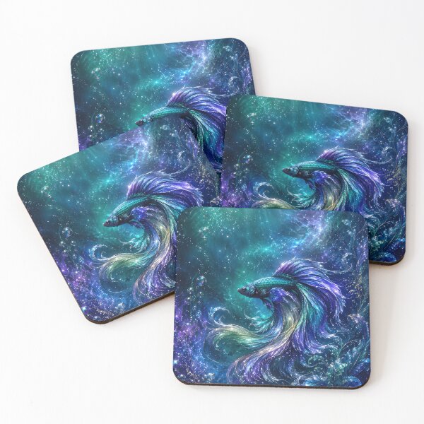 Item preview, Cosmic Blue Green Betta Fish designed and sold by SRY DESIGN.