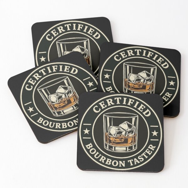 Item preview, Certified Bourbon Taster Vintage Whiskey Badge Design designed and sold by haitrieuic96.
