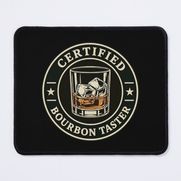 Item preview, Certified Bourbon Taster Vintage Whiskey Badge Design designed and sold by haitrieuic96.