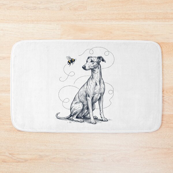 Item preview, Greyhound Bumble Bee Honeybee Dog Lover designed and sold by Kimberley King Art  King Art.