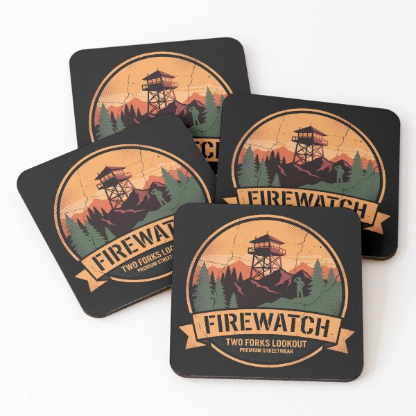 Item preview, Firewatch Two Forks Lookout Badge designed and sold by Senpaiwaves.