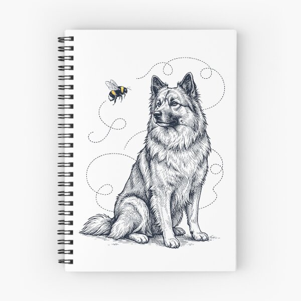 Item preview, Icelandic Sheepdog Bumble Bee Honeybee Dog Lover designed and sold by Kimberley King Art  King Art.