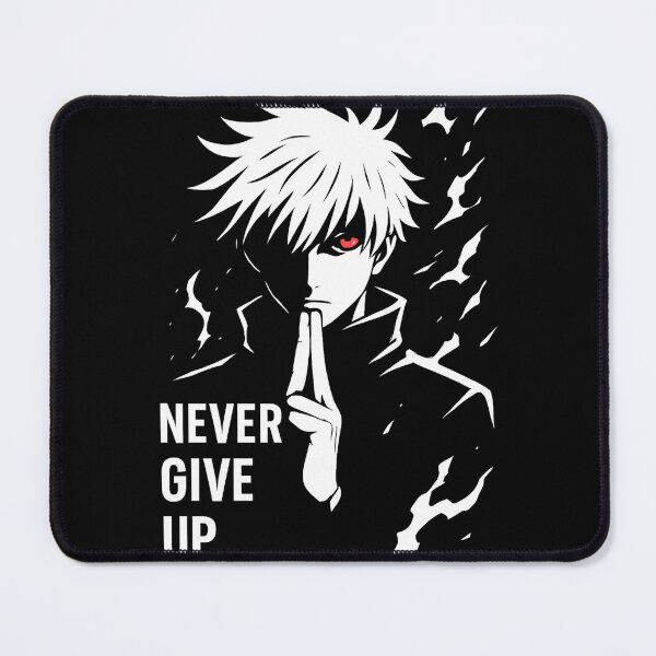 Item preview, Satoru Gojo Anime Manga Never Give Up gym motivation Alternative designed and sold by NK Design Lab.